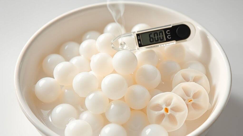 cooking durations and cooling techniques