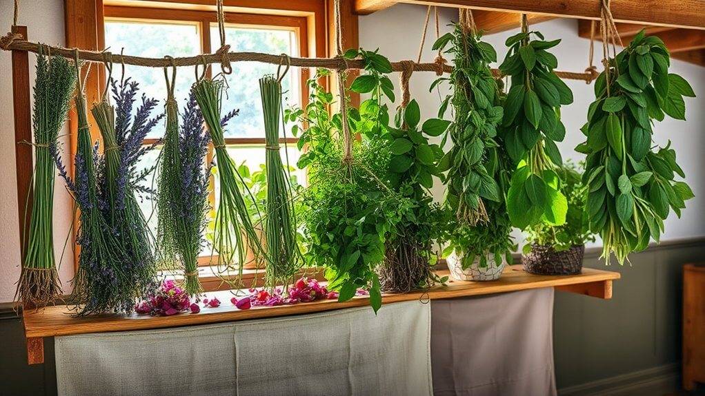 tea harvesting and drying