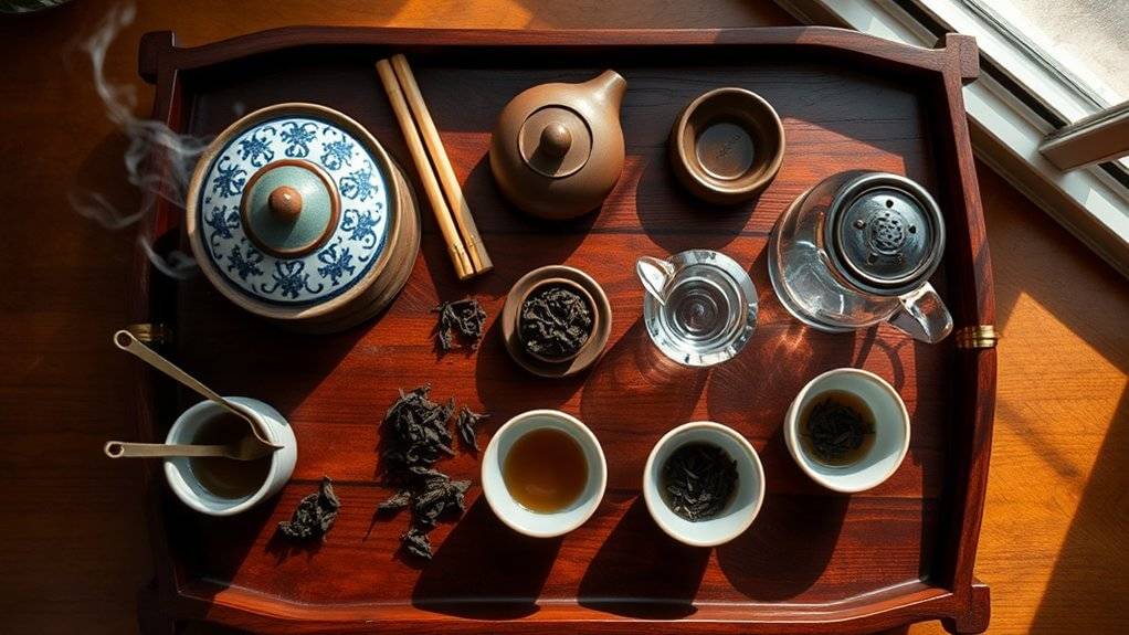 tea preparation and service