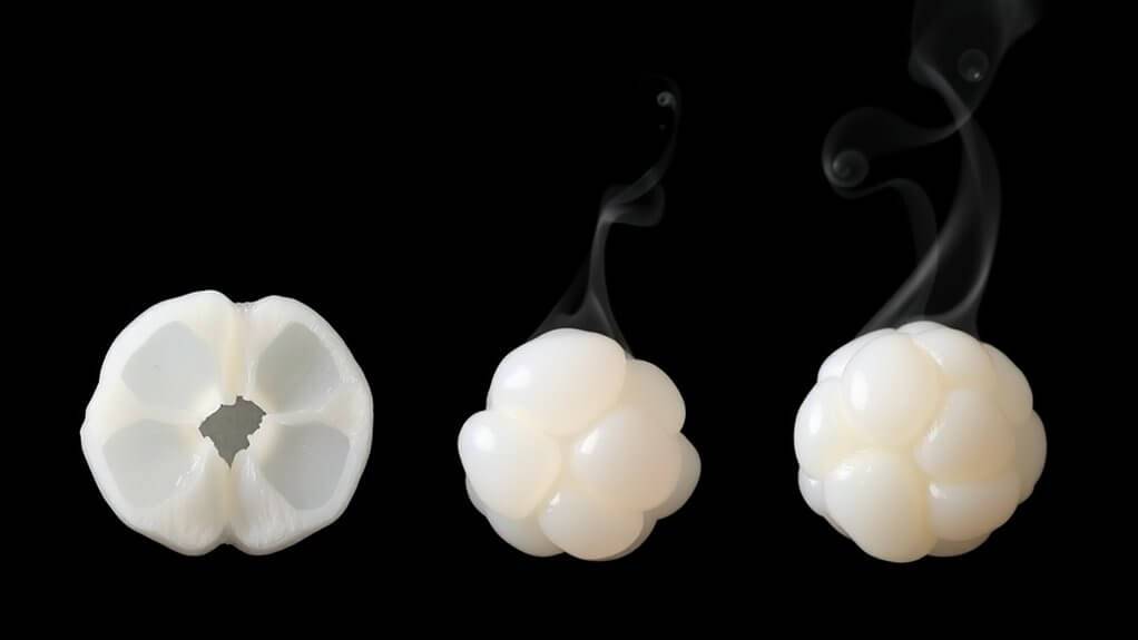 temperature affects starch transformation