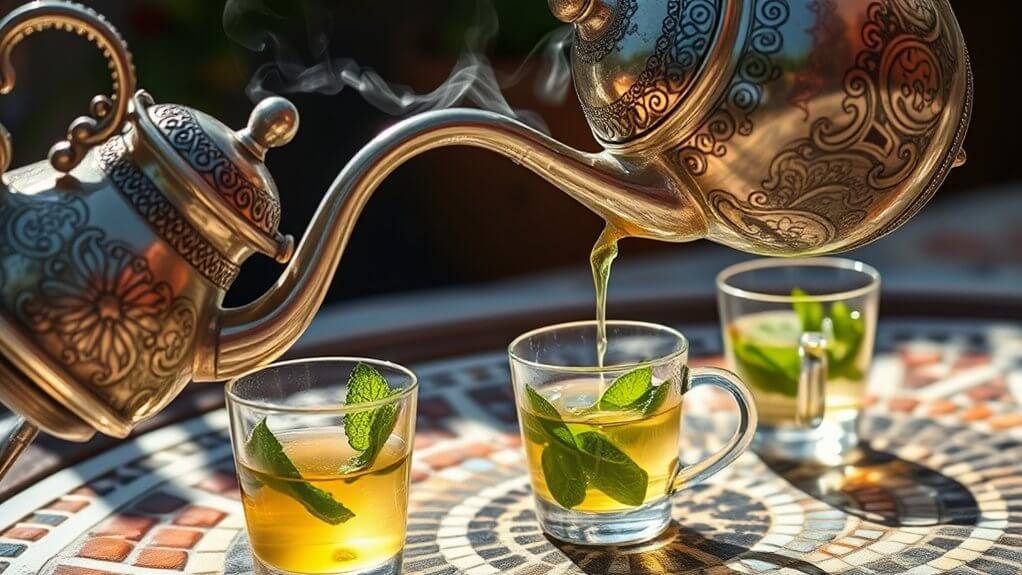 three ceremonial pouring techniques