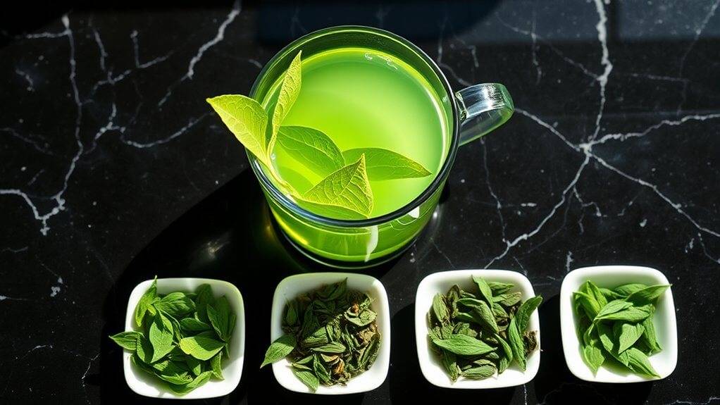 identifying quality green tea