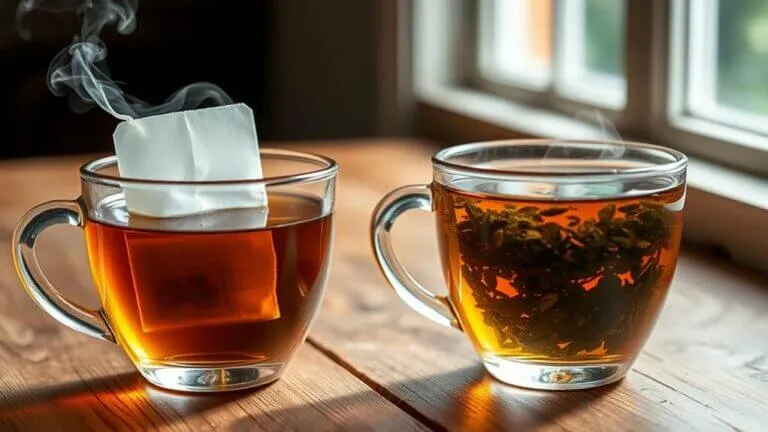 tea bags versus loose leaf