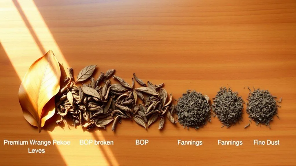 tea grades influence taste