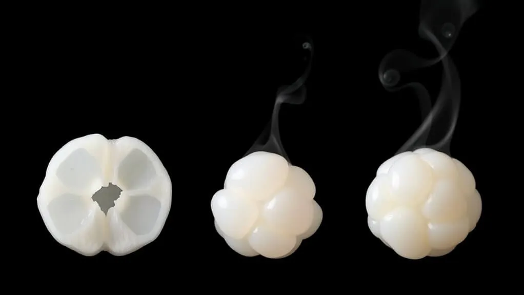 temperature affects starch transformation