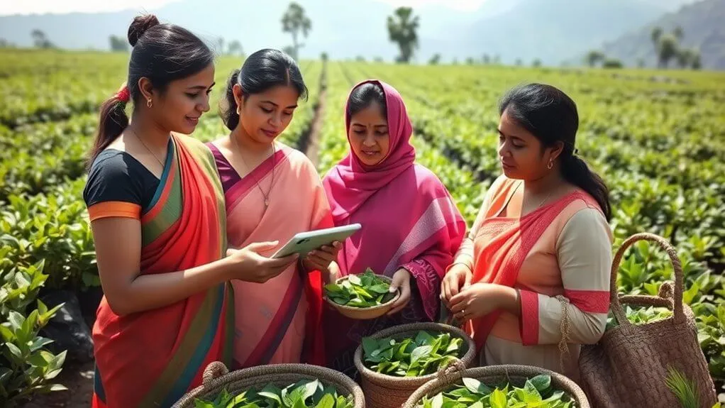 women s role in tea production